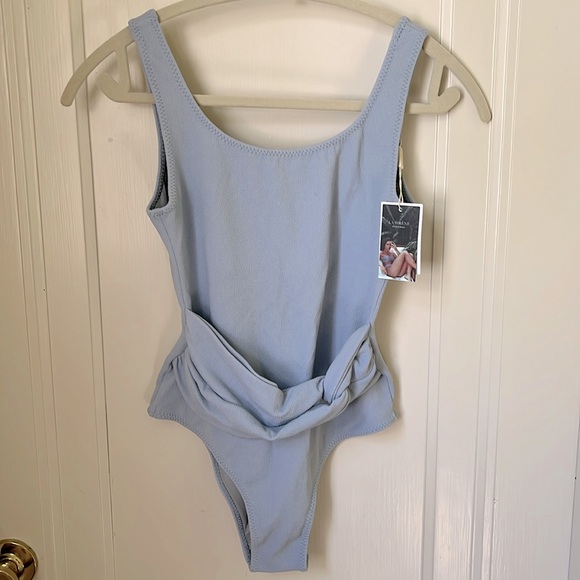 La Sirene Swimsuit Size S NWT Baby Blue - Picture 2 of 14